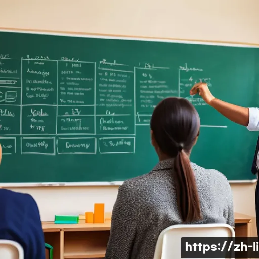 문해교육사 취업 시 자기소개서 작성법 - A dedicated adult literacy teacher conducting an engaging classroom session with diverse adult learn...
